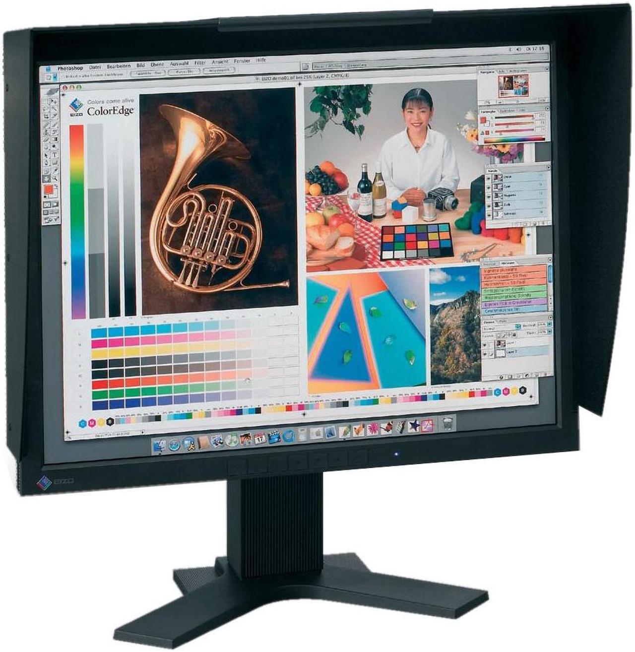 Main image of EIZO 21.3" TFT LCD UXGA LCD Monitor 30 ms DVI-I 29 pin x 2 CG210-BK