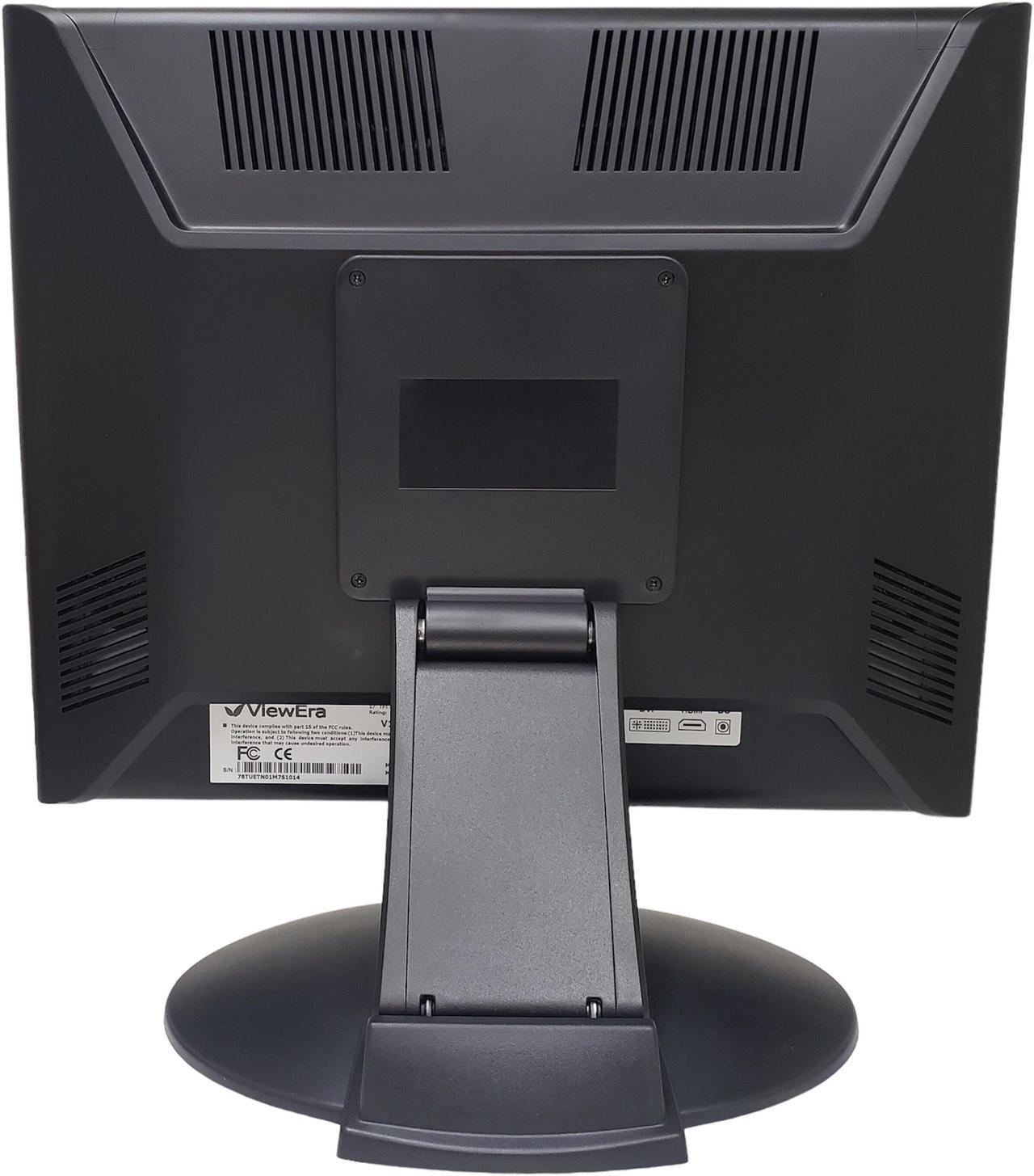 Alt view image 4 of 5 - ViewEra V178TP Black 17" USB 5-wire Resistive Touchscreen Monitor, 1000:1, 1280x1024, Active TFT LCD