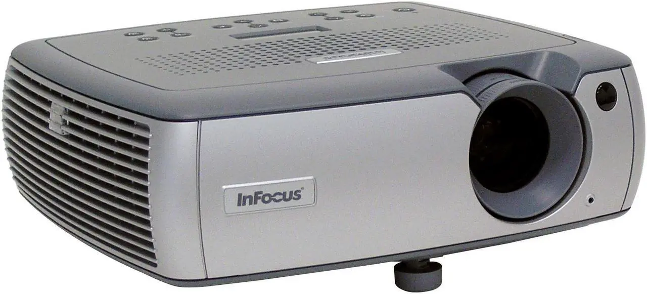 Alt view image 2 of 8 - InFocus LP540 1024 x 768 1700 max ANSI lumens LCD Projector 400:1