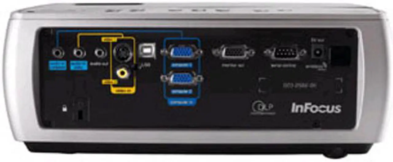 Alt view image 4 of 4 - INFOCUS Work Big IN2102 SVGA 800x600 2500 ANSI Lumens DLP Projector