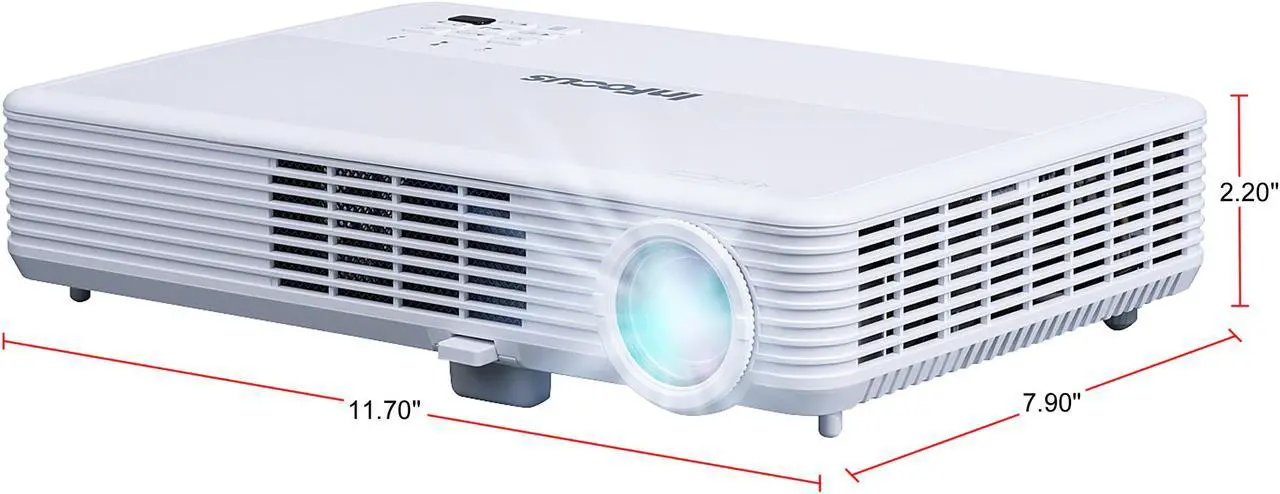 Alt view image 3 of 5 - InFocus IN1188HD 1920 x 1080 3,000 lumens DLP with LED light source Projector 1,000,000:1