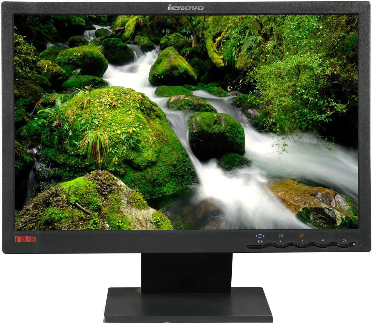Alt view image 3 of 8 - Lenovo 19" 60 Hz LCD Monitor 5 ms D-Sub, DVI-D L197WA