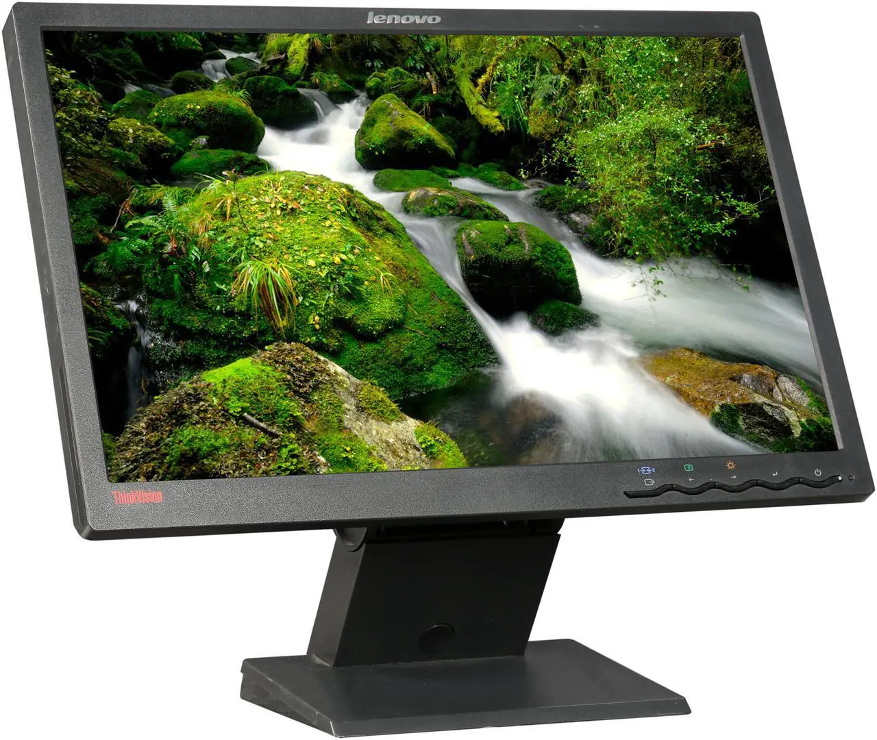 Alt view image 4 of 8 - Lenovo 19" 60 Hz LCD Monitor 5 ms D-Sub, DVI-D L197WA