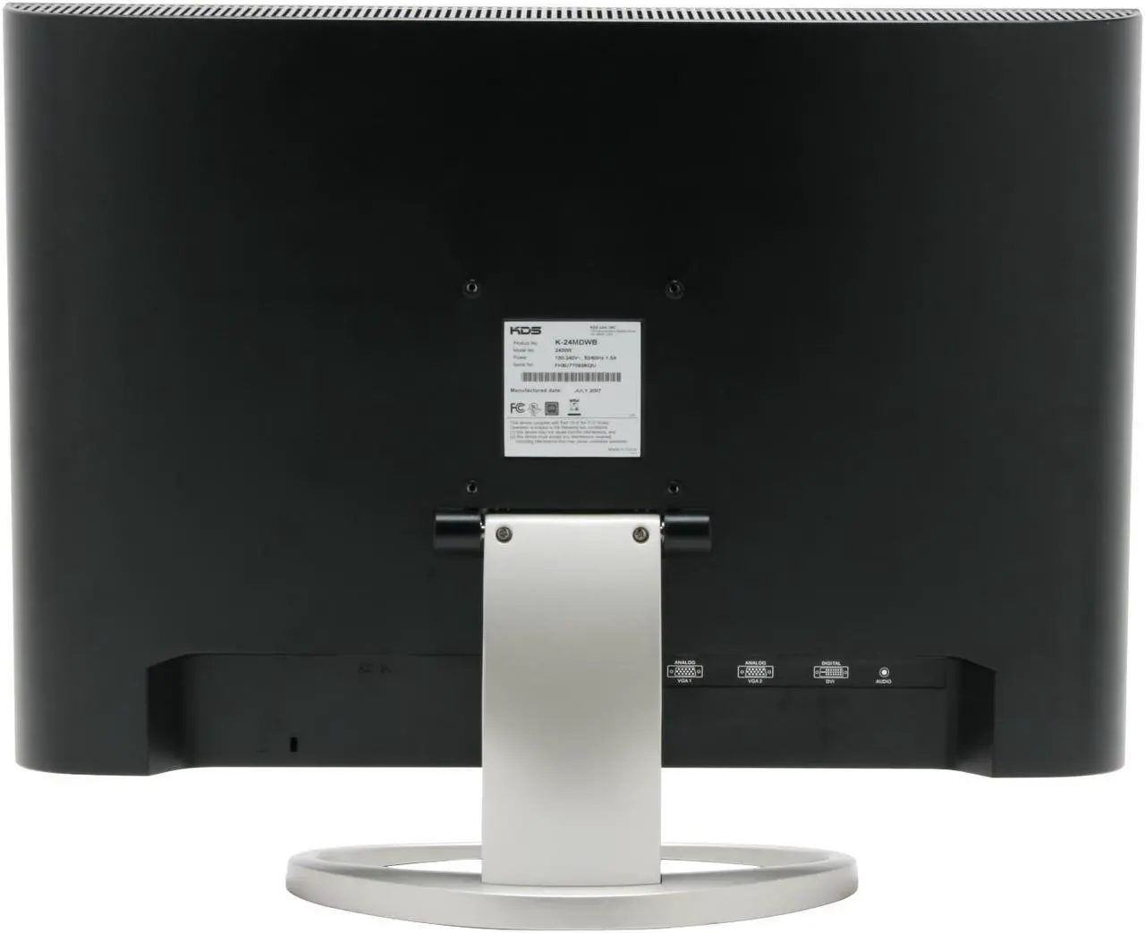 Alt view image 8 of 12 - KDS K-24MDWB Black 24" 2ms(GtoG) DVI Widescreen LCD Monitor with HDCP support 400 cd/m2 900:1 Built in Speakers