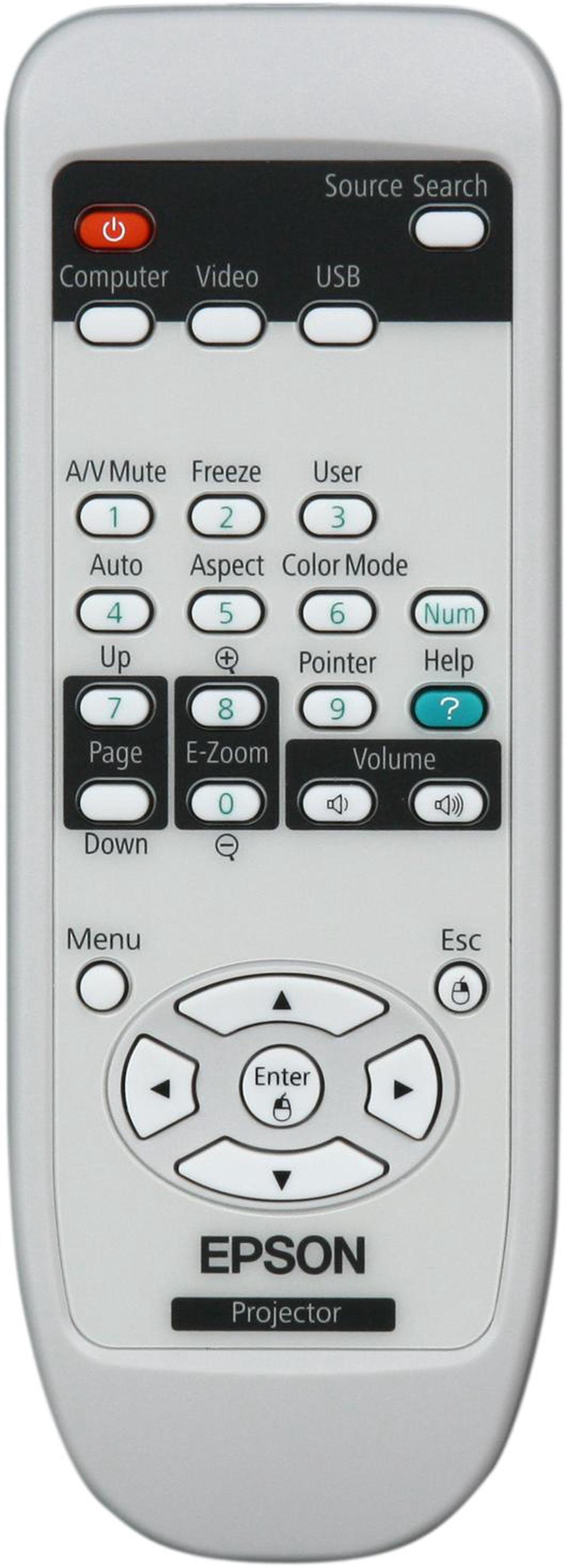 Alt view image 7 of 7 - EPSON EX Series EX51 XGA 1024x768 2500 Lumens Multimedia 3LCD Projector