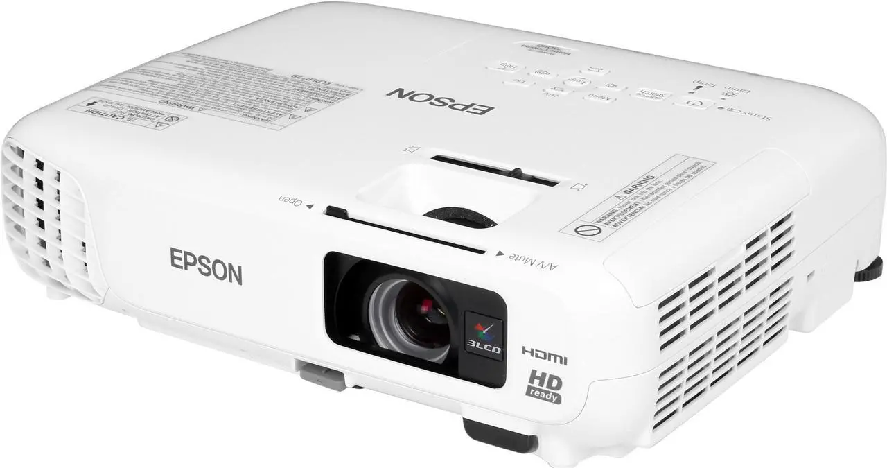 Main image of Epson PowerLite Home Cinema 730HD 1280x800 WXGA 3000 ANSI Lumens, 16:10 Aspect Ratio, HDMI/VGA Inputs, Kensington Security, Keystone Correction, 3LCD Projector