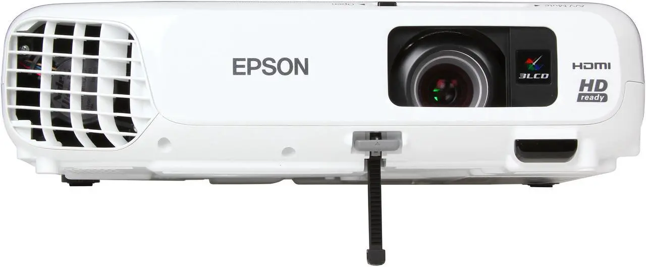 Alt view image 3 of 8 - Epson PowerLite Home Cinema 730HD 1280x800 WXGA 3000 ANSI Lumens, 16:10 Aspect Ratio, HDMI/VGA Inputs, Kensington Security, Keystone Correction, 3LCD Projector