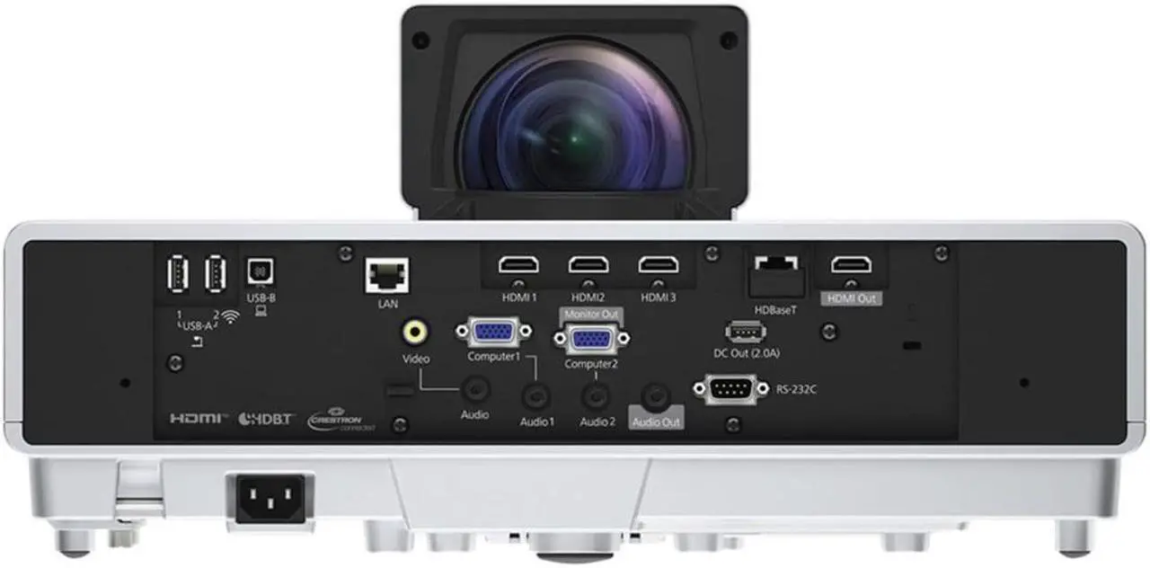 Alt view image 5 of 5 - EPSON V11H923520-N 1366 x 768 5000 ANSI lumen Projector 2,500,000:1 RJ45