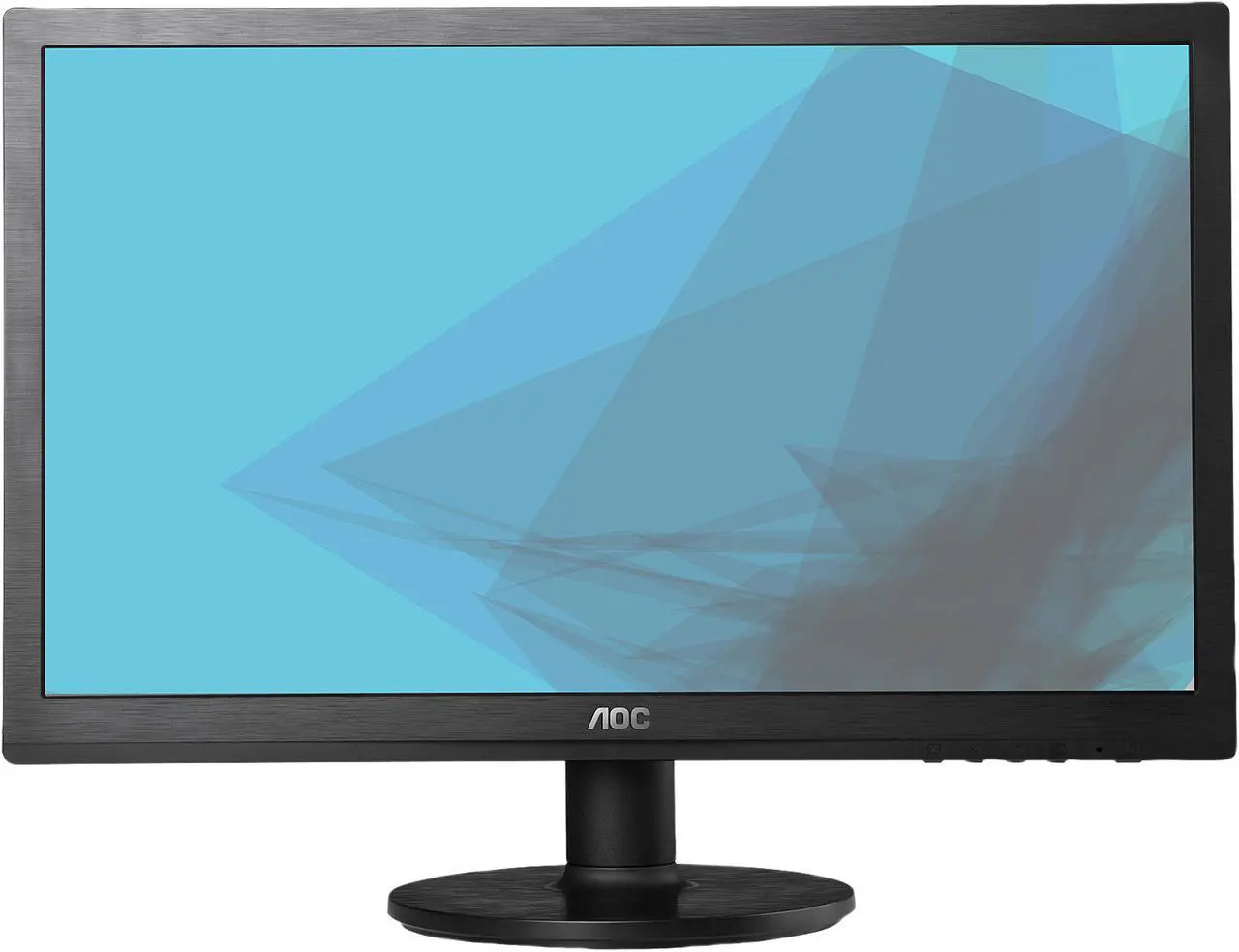 Main image of AOC E2260SWDN 21.5" HD 1920 x 1080 Monitor, 20M:1 Dynamic Contrast Ratio, DVI-D/VGA, VESA Compatible, EPEAT Gold, EnergyStar