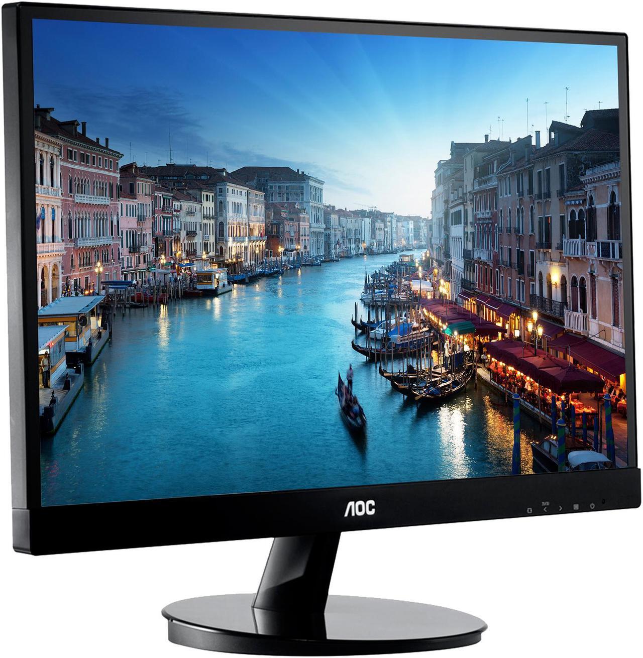 Alt view image 2 of 6 - AOC I2769VM 27" Full HD 1920x1080 monitor, 3-sided frameless/ultra-thin bezels, IPS Panel, 50M:1 dynamic contrast ratio, DisplayPort/HDMI (x2)/DVI/VGA, Built-in speakers, VESA compatible