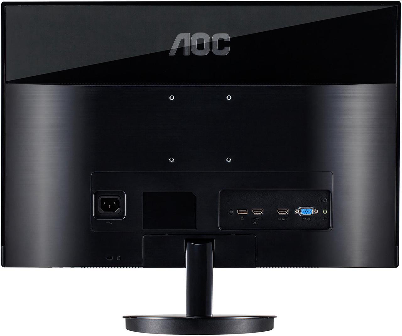 Alt view image 6 of 6 - AOC I2769VM 27" Full HD 1920x1080 monitor, 3-sided frameless/ultra-thin bezels, IPS Panel, 50M:1 dynamic contrast ratio, DisplayPort/HDMI (x2)/DVI/VGA, Built-in speakers, VESA compatible