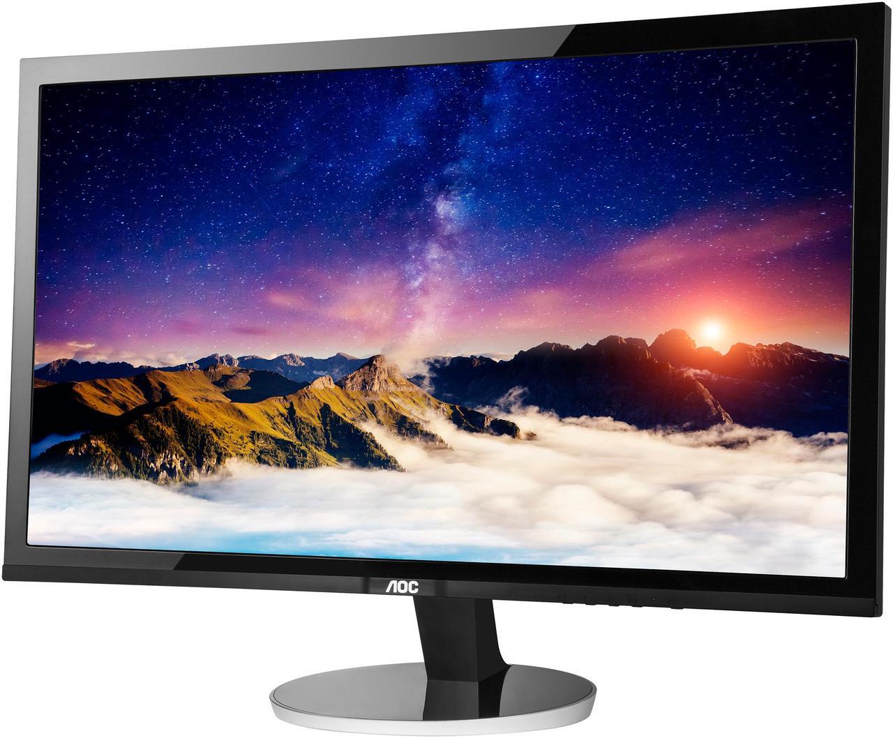 Main image of AOC Q2778VQE 27" Quad HD 2560x1440 monitor, 1ms response time, HDMI/DisplayPort/DVI-D/VGA, VESA compatible