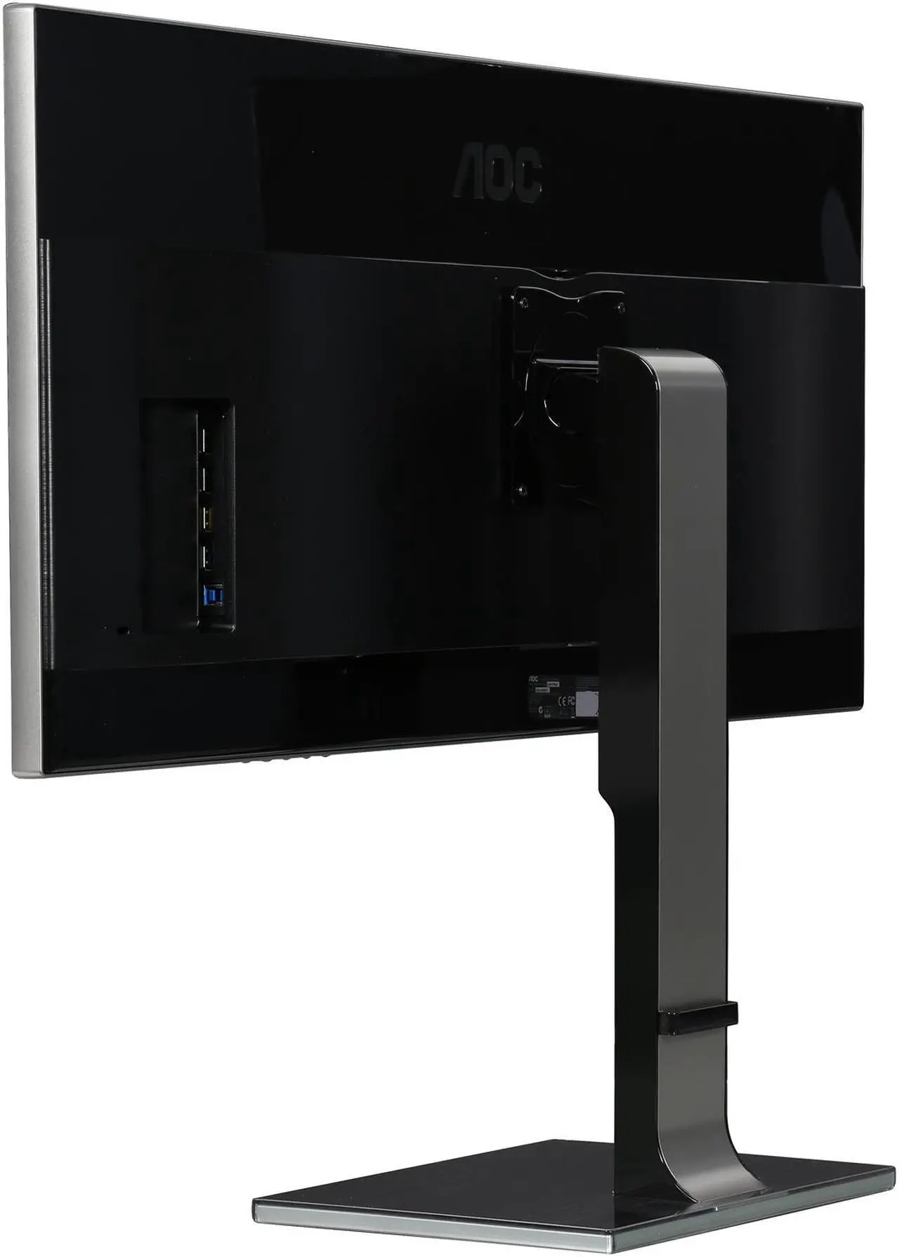 Alt view image 6 of 11 - AOC U3477PQU Black 34" 5ms UltraWide WQHD LED Backlight LCD Monitor IPS Panel DC 70Million:1(1000:1) 320 cd/m2, USB3.0, Height & Pivot adjustable, Speakers