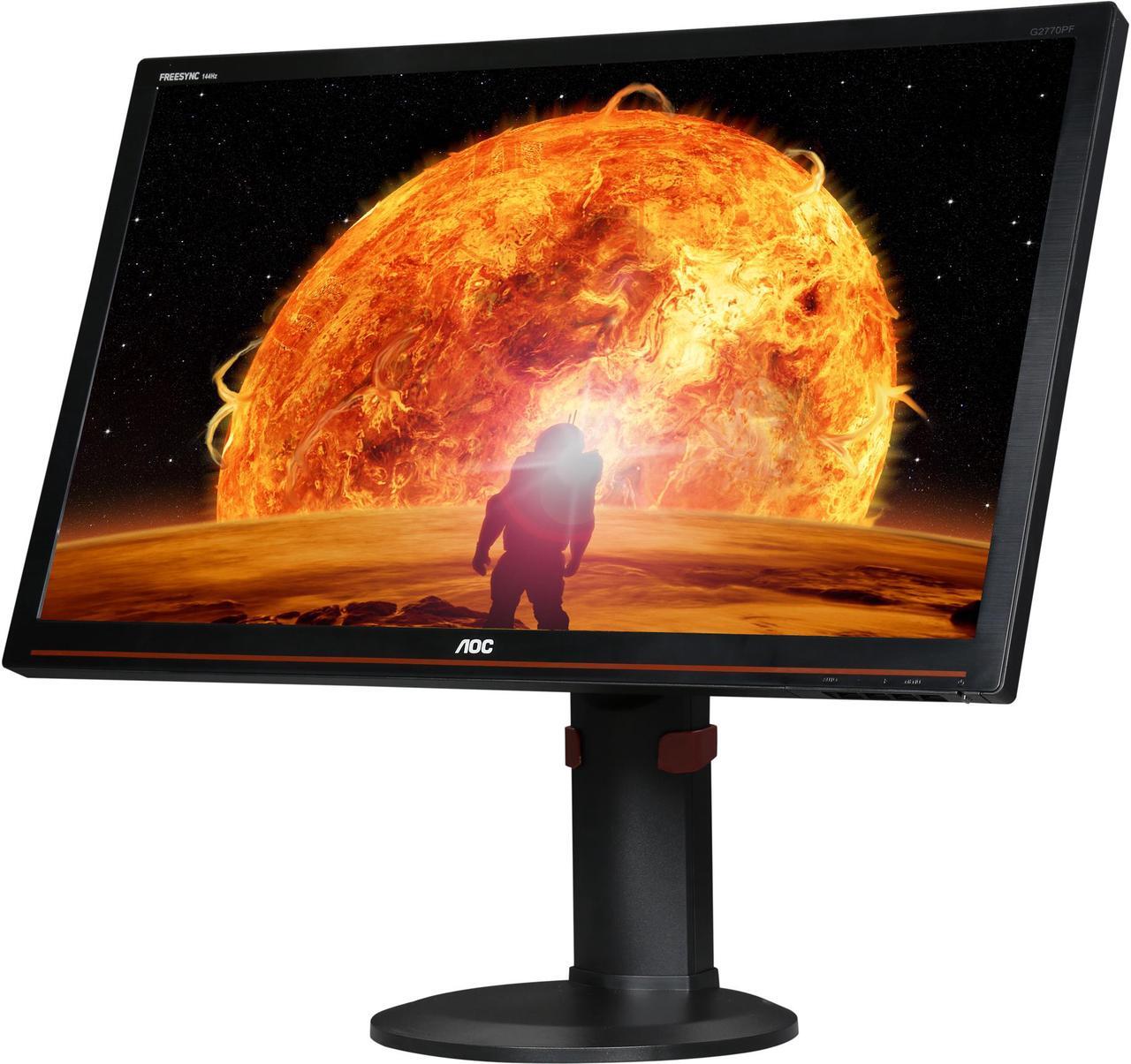 Main image of AOC G2770PF 27" Gaming Monitor, FreeSync, FHD (1920x1080), TN Panel, 144Hz, 1ms, Height Adjustable, DisplayPort, HDMI, USB