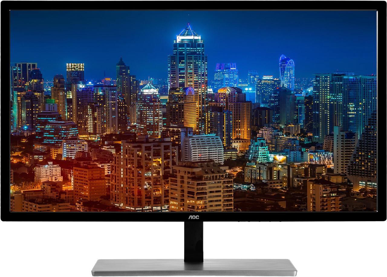 Alt view image 2 of 3 - AOC U2879VF 28" 4K 3840 x 2160 UHD Gaming Monitor, 1ms Response Time, 10-bit Panel w/ Over 1 Billion Colors, AMD FreeSync, 20M:1 SmartContrast, DisplayPort/HDMI/DVI/VGA Inputs