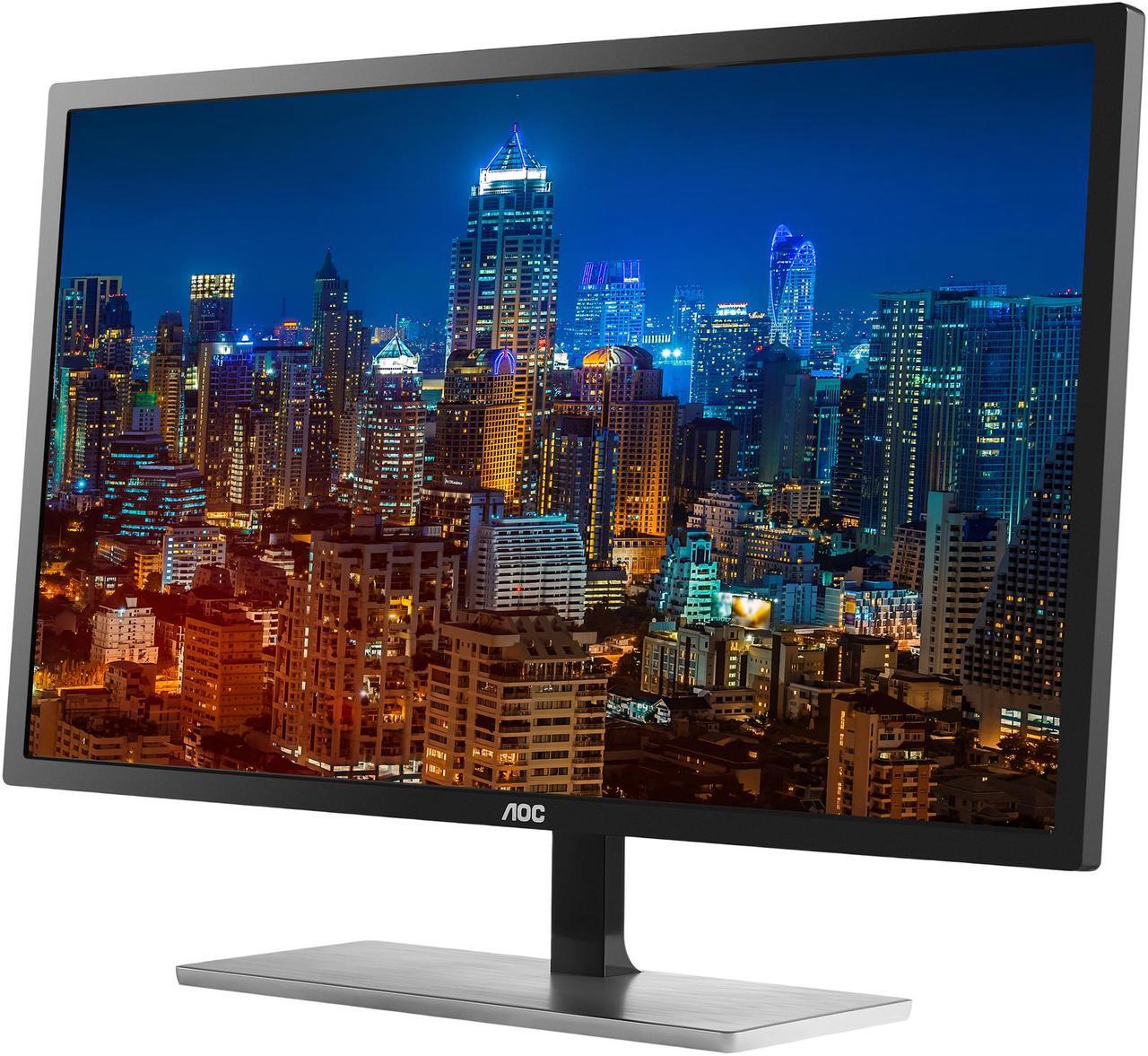 Main image of AOC U2879VF 28" 4K 3840 x 2160 UHD Gaming Monitor, 1ms Response Time, 10-bit Panel w/ Over 1 Billion Colors, AMD FreeSync, 20M:1 SmartContrast, DisplayPort/HDMI/DVI/VGA Inputs