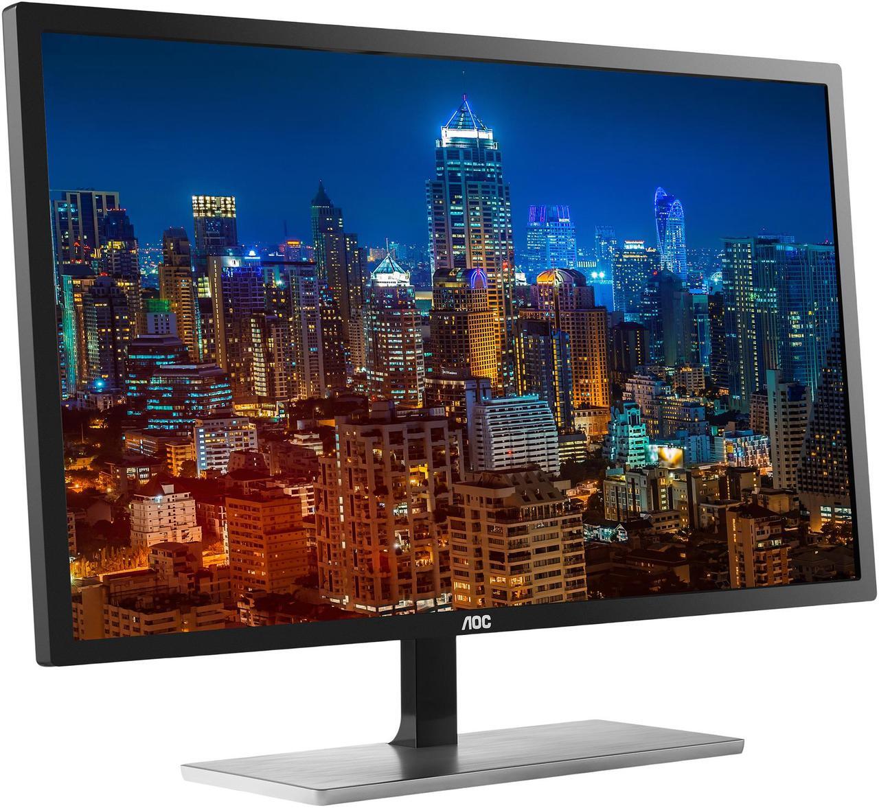 Alt view image 3 of 3 - AOC U2879VF 28" 4K 3840 x 2160 UHD Gaming Monitor, 1ms Response Time, 10-bit Panel w/ Over 1 Billion Colors, AMD FreeSync, 20M:1 SmartContrast, DisplayPort/HDMI/DVI/VGA Inputs