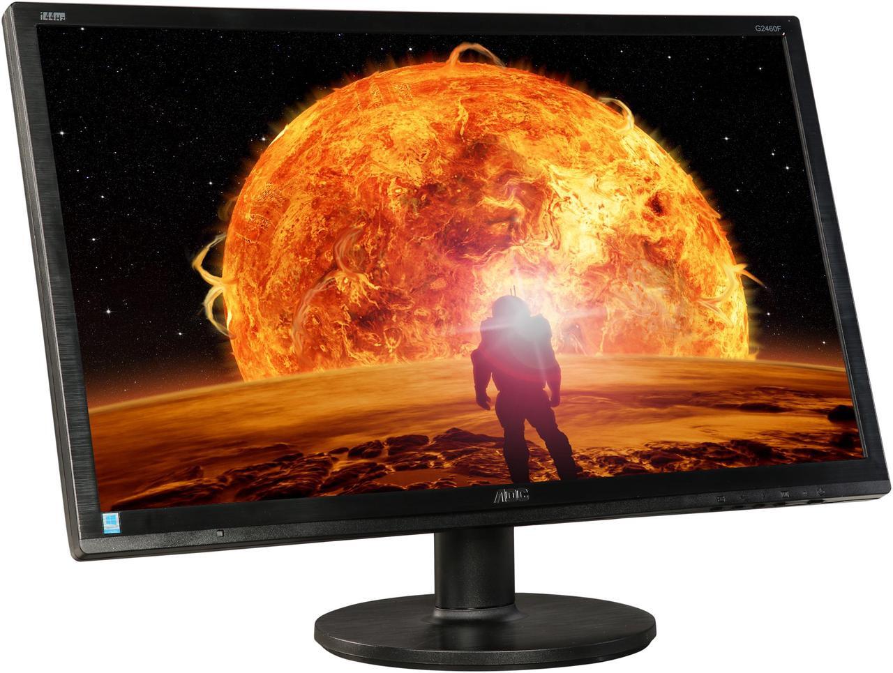 Alt view image 4 of 7 - AOC G2460FQ 24" Gaming Monitor, FHD (1920x1080), TN Panel, 144Hz, 1ms, DisplayPort, HDMI