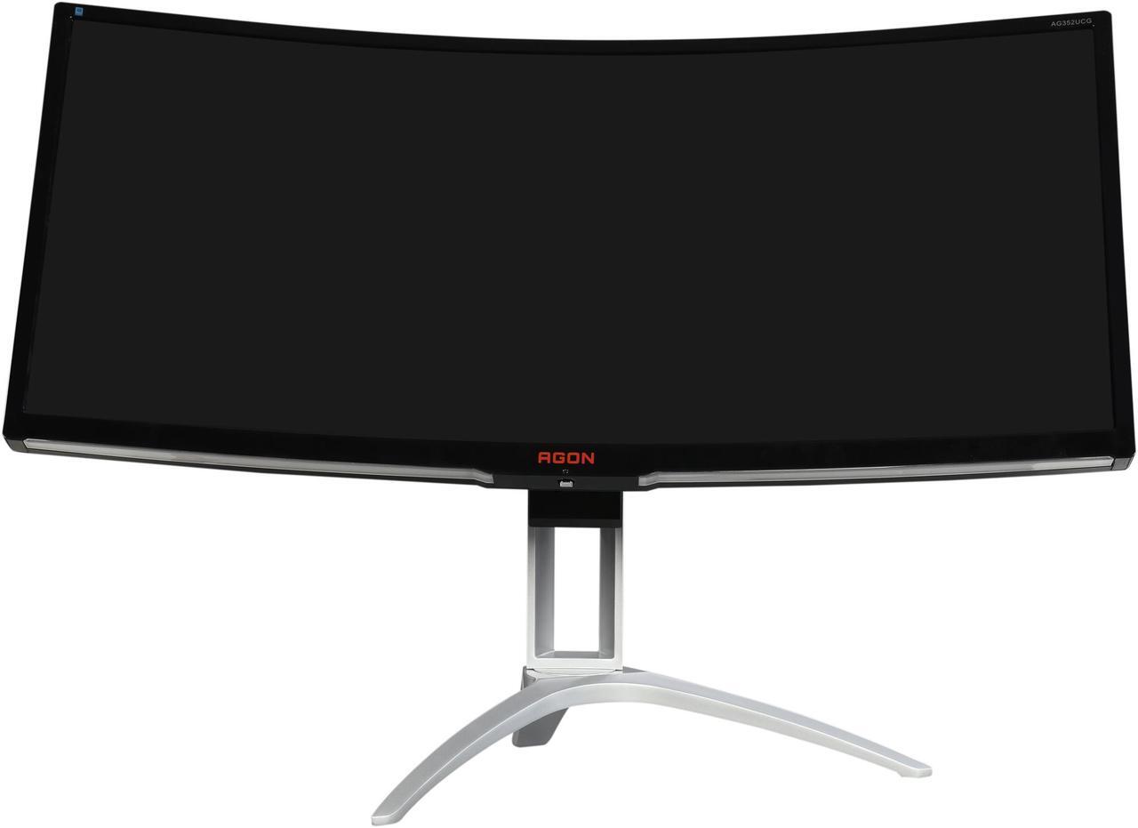 Alt view image 7 of 10 - AOC AGON AG352UCG 35" Curved Gaming Monitor, G-SYNC, WQHD (3440 x 1440), VA Panel, 100Hz, Height Adjustable, DisplayPort, HDMI, USB 3.0