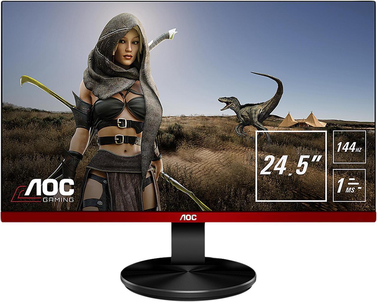 Main image of AOC G2590FX 25" (24.5" viewable) Frameless Gaming Monitor, Full HD 1920 x 1080, 1ms, 144Hz, G-SYNC Compatible + AMD FreeSync, 96% sRGB Coverage, Low Input Lag, DisplayPort/HDMI/VGA, VESA