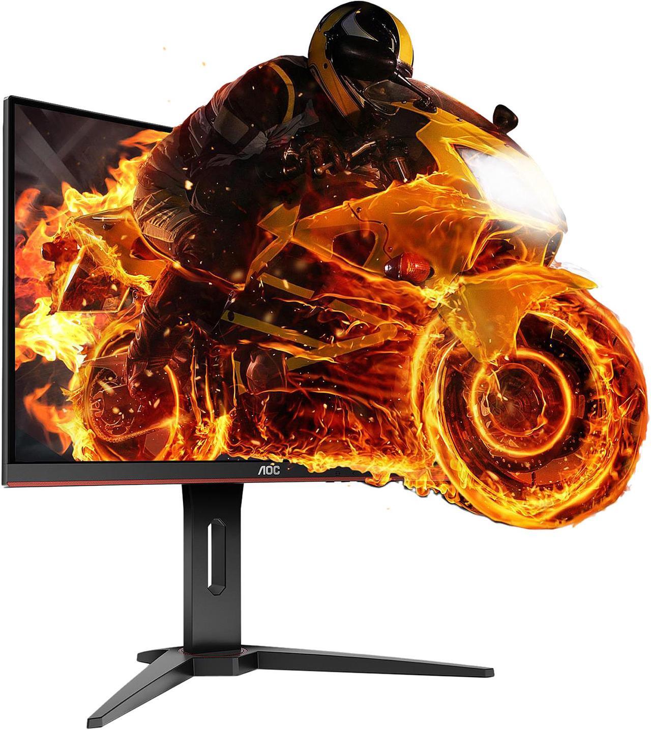 Main image of AOC Gaming C27G1 27" curved gaming monitor, Full HD 1920x1080, 1800R curved VA panel, 1ms (MPRT), AMD FreeSync, 144Hz, 3-sided frameless, Height adjustable, DisplayPort/HDMI/VGA, VESA compatible