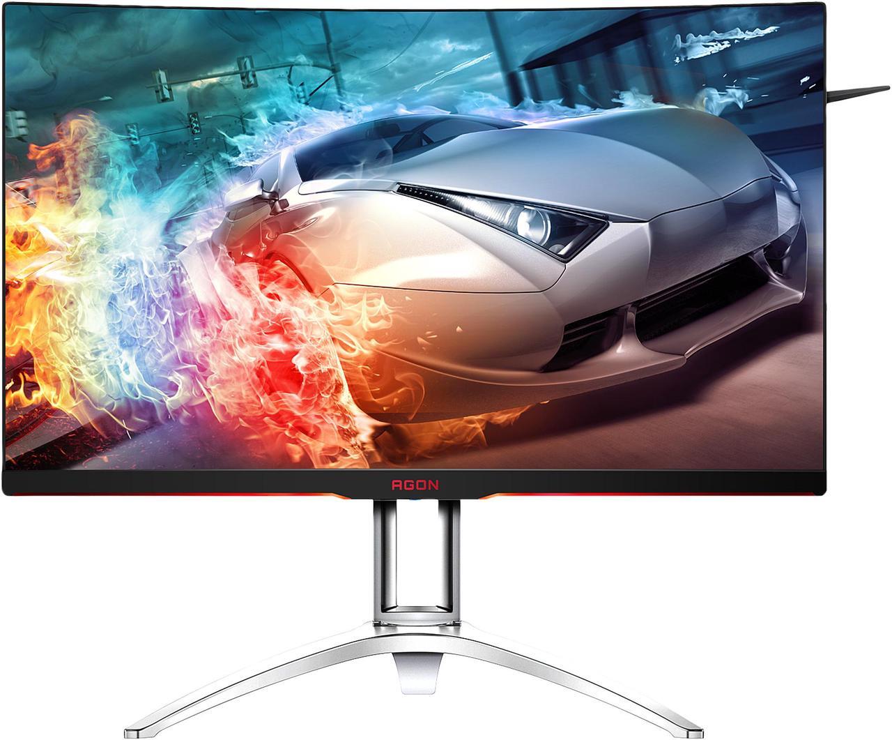 Main image of AOC AGON AG322QC4 31.5" Curved Gaming Monitor, 1800R Curvature, QHD 2560 x 1440 VA Panel, HDR400, AMD FreeSync 2, 144Hz, Height Adjustable, DisplayPort/HDMI, USB 3.0 Hub, VESA Compatible
