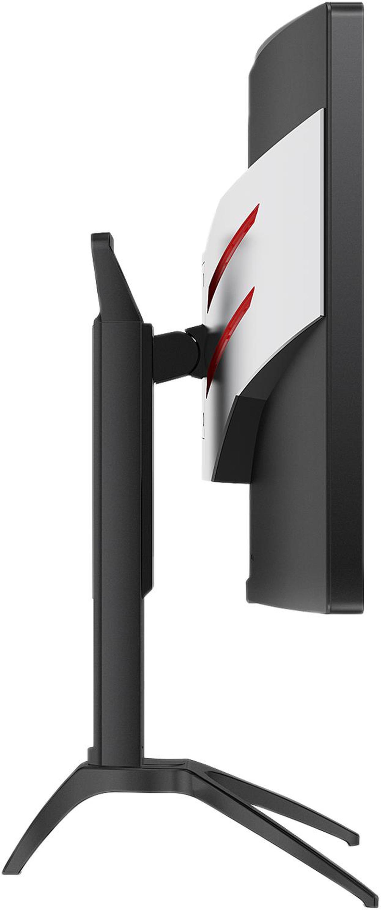 Alt view image 3 of 7 - AOC AGON AG322QC4 31.5" Curved Gaming Monitor, 1800R Curvature, QHD 2560 x 1440 VA Panel, HDR400, AMD FreeSync 2, 144Hz, Height Adjustable, DisplayPort/HDMI, USB 3.0 Hub, VESA Compatible