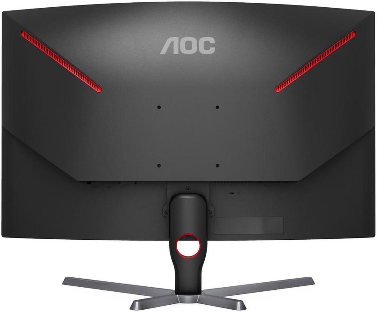 Alt view image 4 of 9 - AOC 31.5" 165 Hz (DisplayPort 1.4), 144 Hz (HDMI 2.0) VA QHD Gaming Monitor FreeSync Premium (AMD Adaptive Sync) NTSC 102% (CIE1976) / sRGB 123% (CIE1931) / DCI-P3 93% (CIE1976) HDMI, DisplayPort, Audio CQ32G3SE
