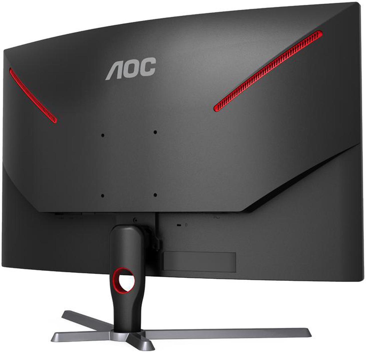 Alt view image 5 of 9 - AOC 31.5" 165 Hz (DisplayPort 1.4), 144 Hz (HDMI 2.0) VA QHD Gaming Monitor FreeSync Premium (AMD Adaptive Sync) NTSC 102% (CIE1976) / sRGB 123% (CIE1931) / DCI-P3 93% (CIE1976) HDMI, DisplayPort, Audio CQ32G3SE