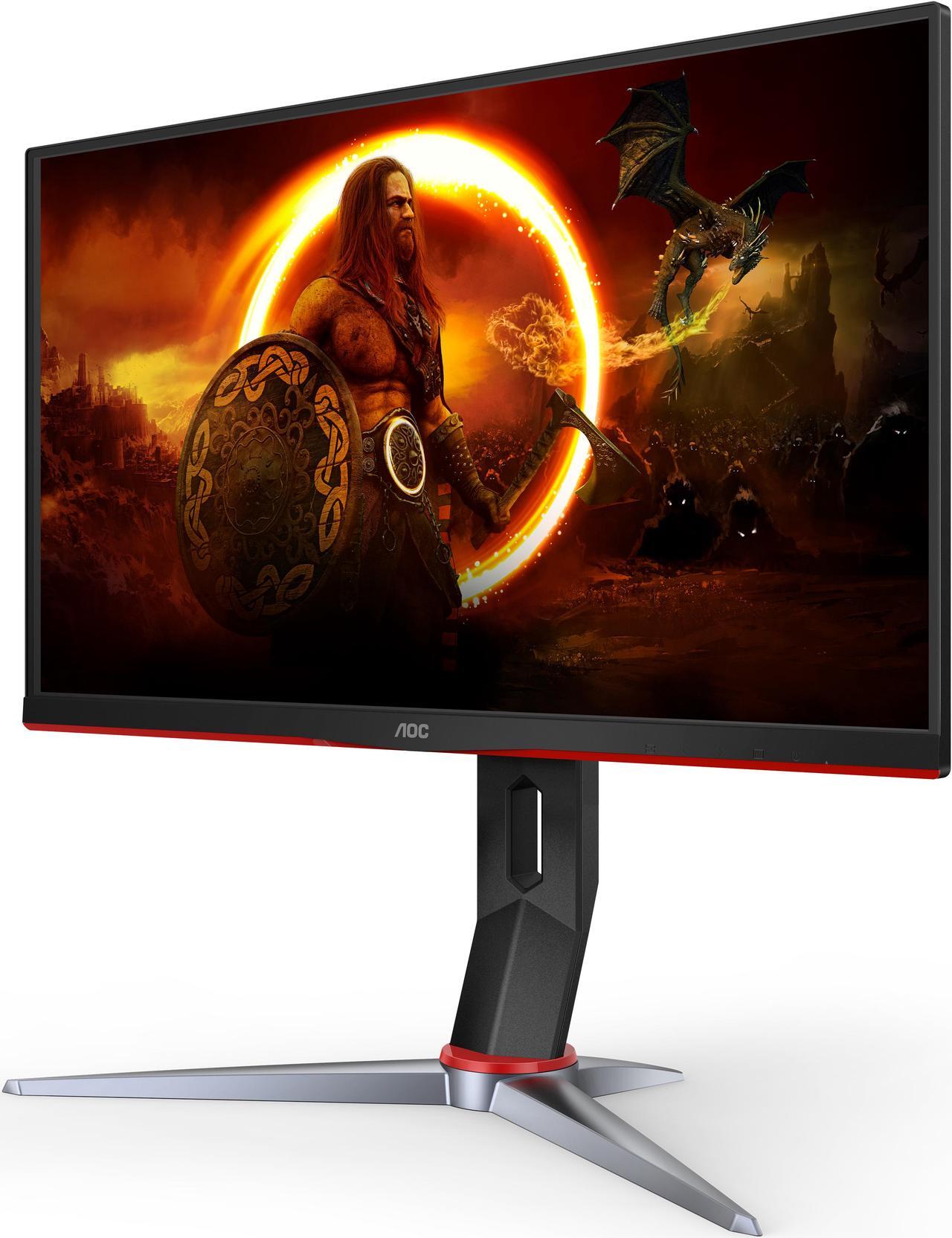 Alt view image 3 of 8 - AOC 27G2S 27" Gaming Monitor, Full HD 1920x1080, 165Hz 1ms, G-SYNC Compatible, 3-Year Zero-Bright-Dot, Black