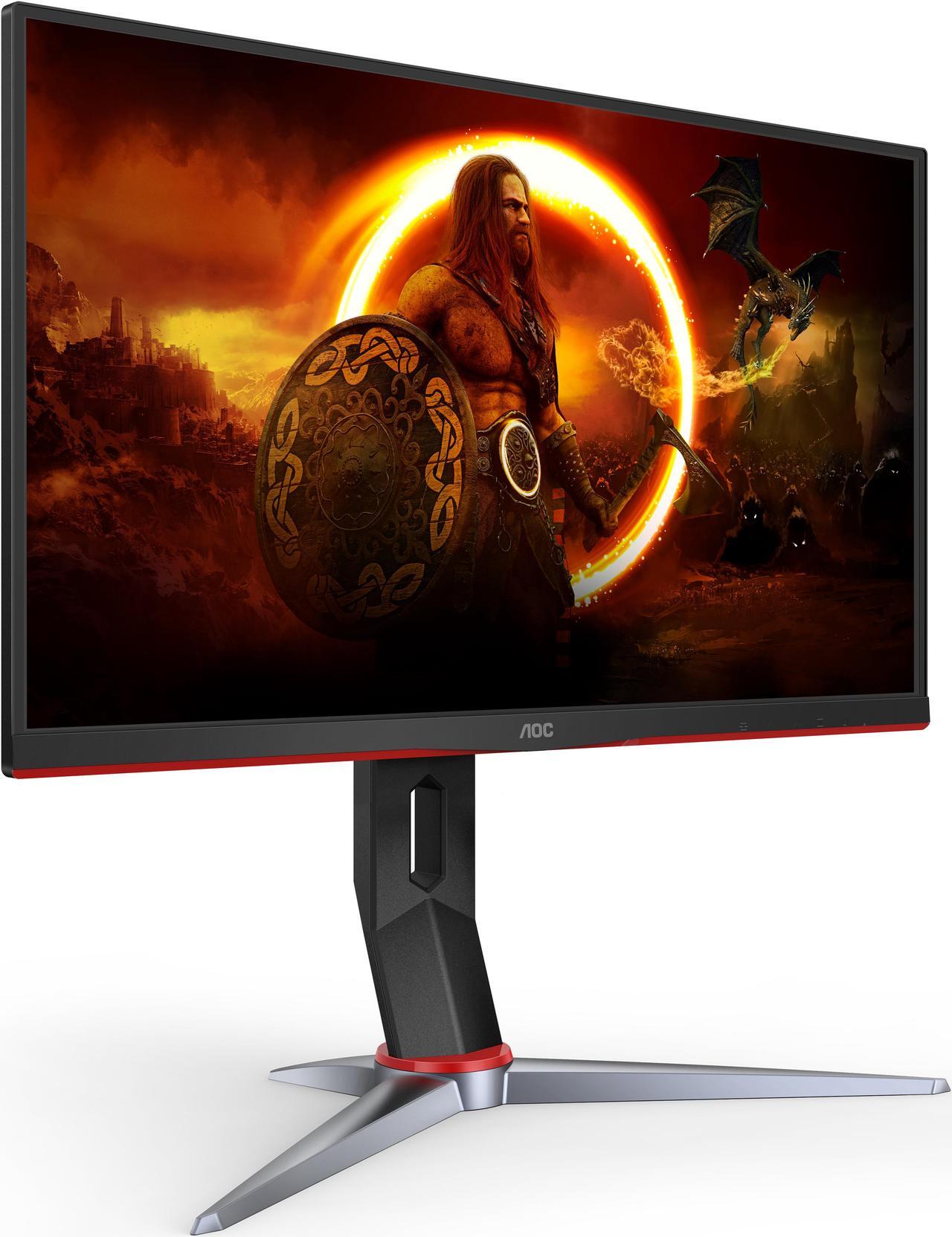 Alt view image 2 of 8 - AOC 27G2S 27" Gaming Monitor, Full HD 1920x1080, 165Hz 1ms, G-SYNC Compatible, 3-Year Zero-Bright-Dot, Black