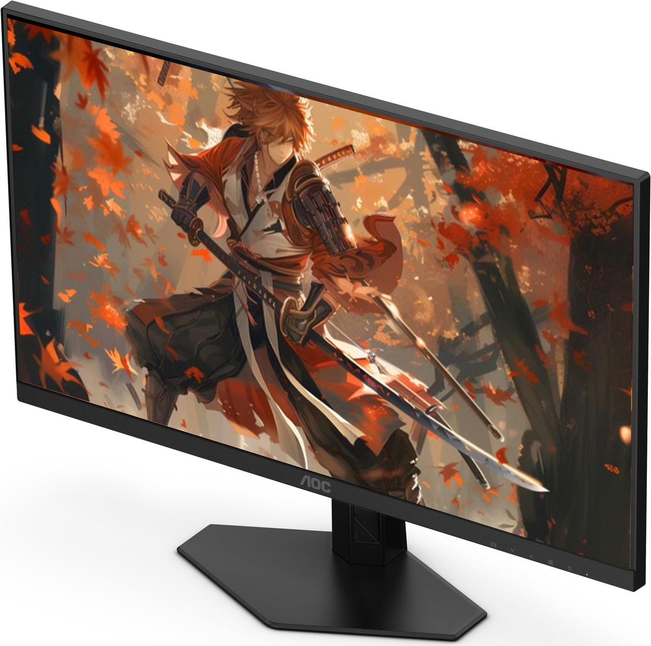 Alt view image 3 of 12 - AOC Q27G4XNE 27" Widescreen Gaming Monitor - QHD 2560x1440, 180 Hz, 0.5 ms MPRT, Adaptive Sync, VA Panel, HDR Ready, 16:9 Aspect Ratio, Flicker-Free, VESA Mount