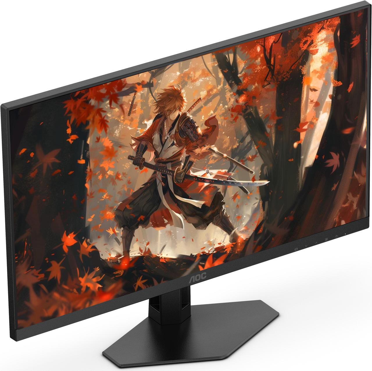Alt view image 4 of 12 - AOC Q27G4XNE 27" Widescreen Gaming Monitor - QHD 2560x1440, 180 Hz, 0.5 ms MPRT, Adaptive Sync, VA Panel, HDR Ready, 16:9 Aspect Ratio, Flicker-Free, VESA Mount