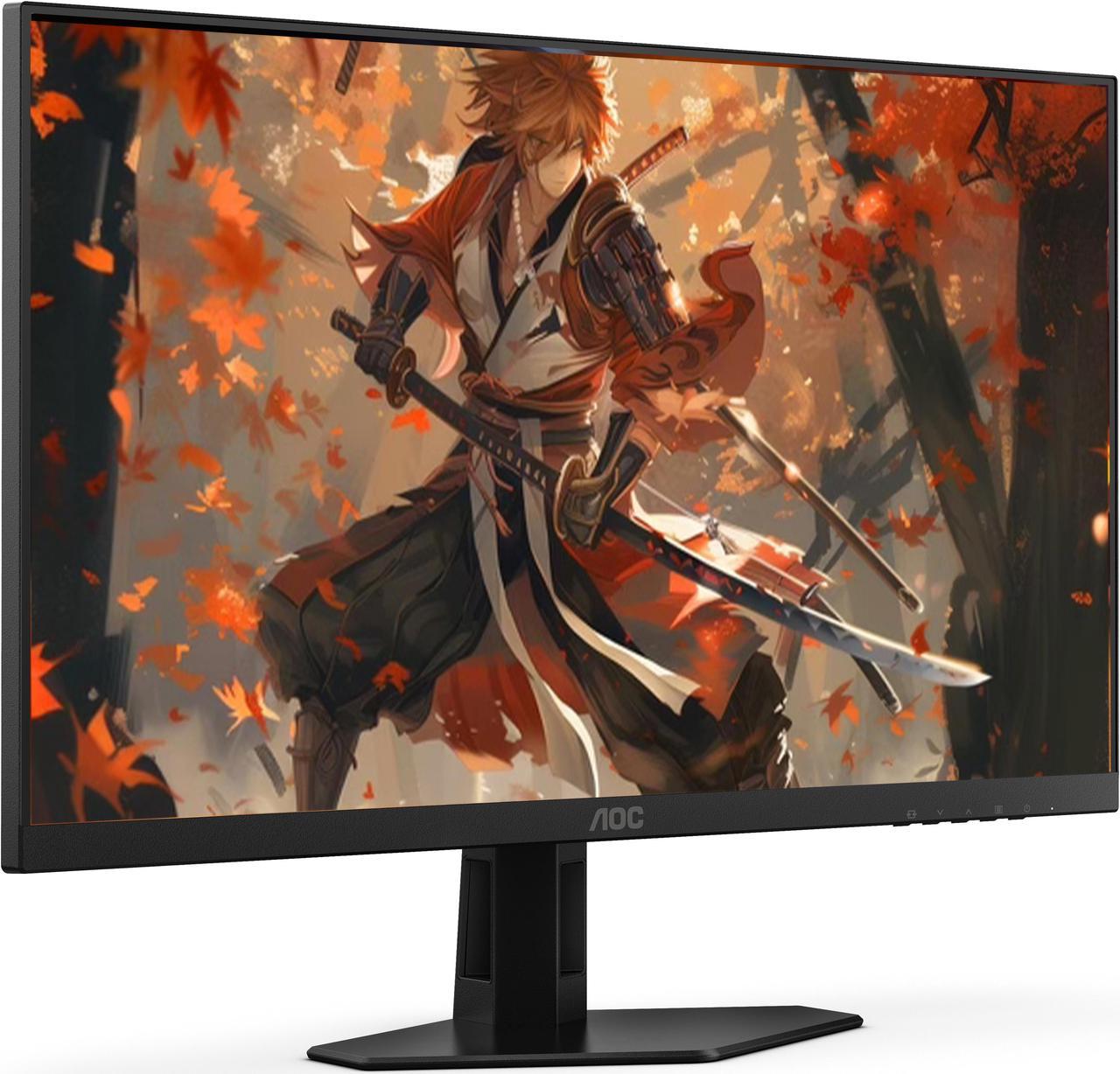 Alt view image 2 of 12 - AOC Q27G4XNE 27" Widescreen Gaming Monitor - QHD 2560x1440, 180 Hz, 0.5 ms MPRT, Adaptive Sync, VA Panel, HDR Ready, 16:9 Aspect Ratio, Flicker-Free, VESA Mount