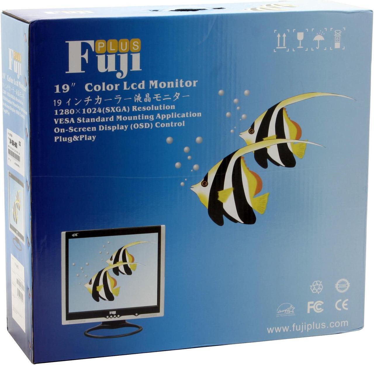 Alt view image 8 of 8 - FujiPLUS 19" TFT LCD SXGA LCD Monitor 12 ms D-Sub, DVI-D FP-988D
