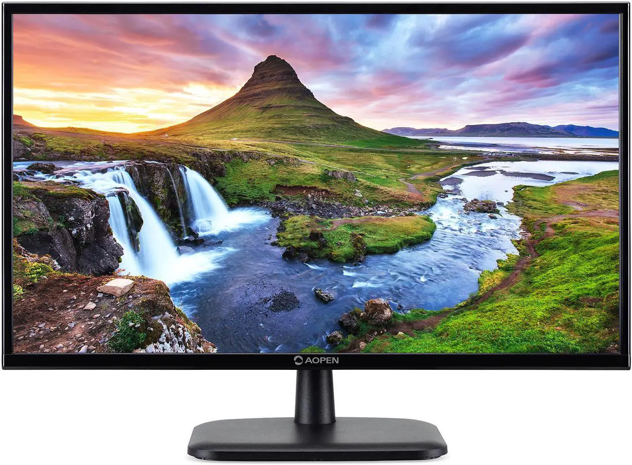 Main image of Acer AOPEN 27CV1 Hbi 27-inch Professional Full HD (1920 x 1080) Gaming and for Work Monitor with AMD FreeSync Technology, Up to 100Hz Refresh Rate, 1ms (VRB), ZeroFrame, Low Blue Light (1 x HDMI 1.4 & VGA Port)