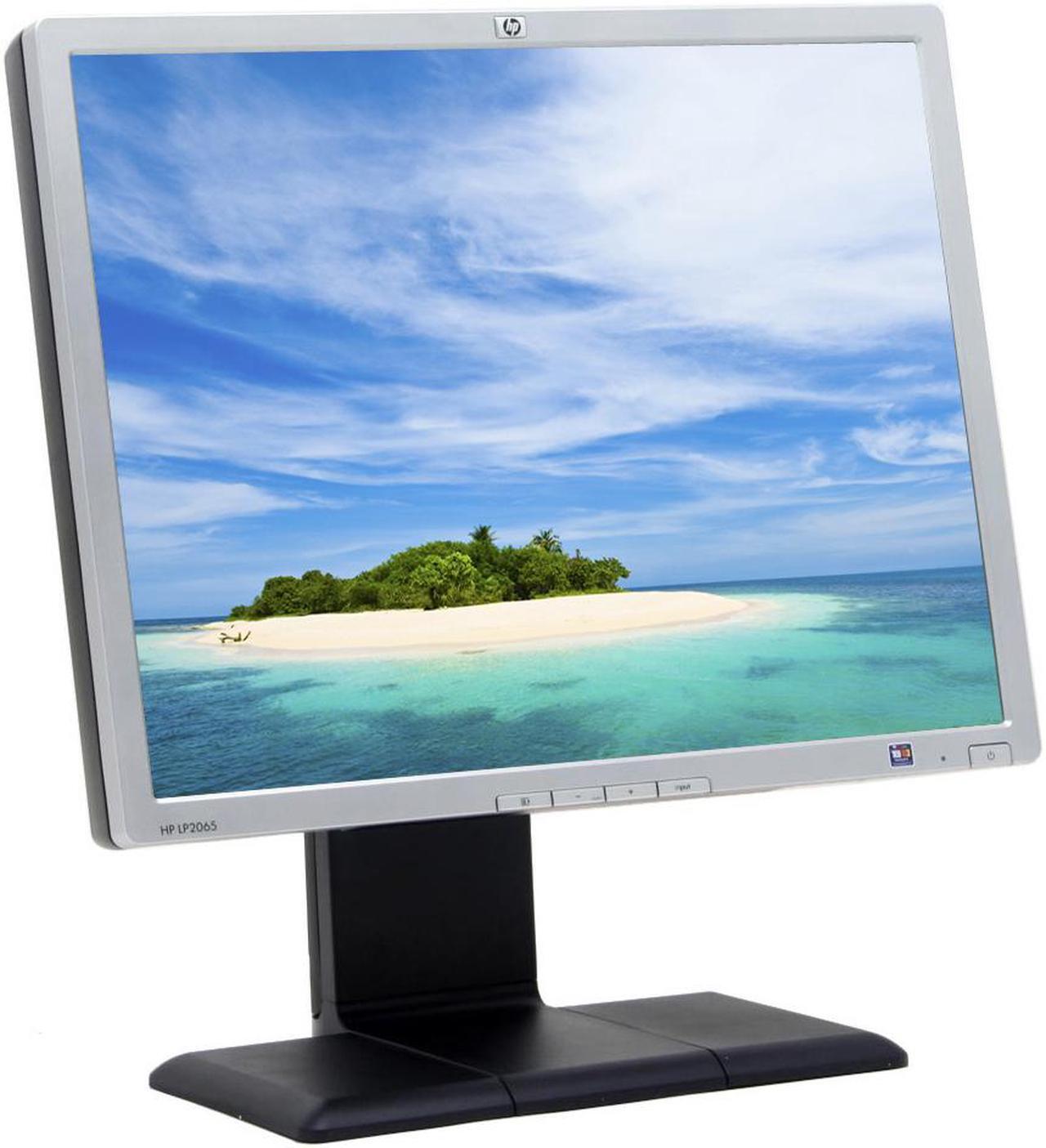 Alt view image 3 of 16 - HP LP2065 Silver-Carbonite 20" 8ms LCD Monitor with Height, Pivot & Swivel Adjustments 300 cd/m2 800:1 w/ 4 down USB Ports