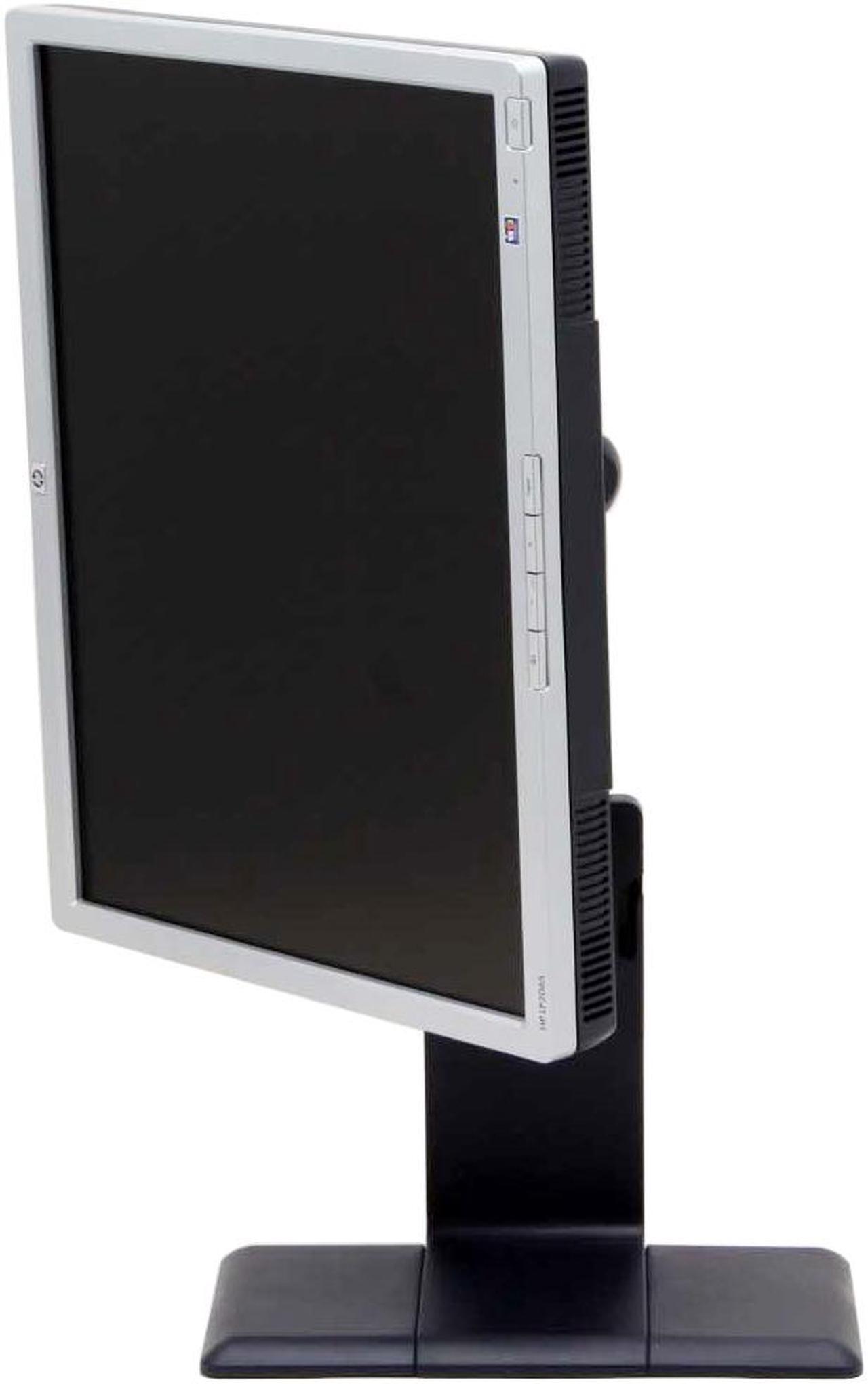 Alt view image 5 of 16 - HP LP2065 Silver-Carbonite 20" 8ms LCD Monitor with Height, Pivot & Swivel Adjustments 300 cd/m2 800:1 w/ 4 down USB Ports