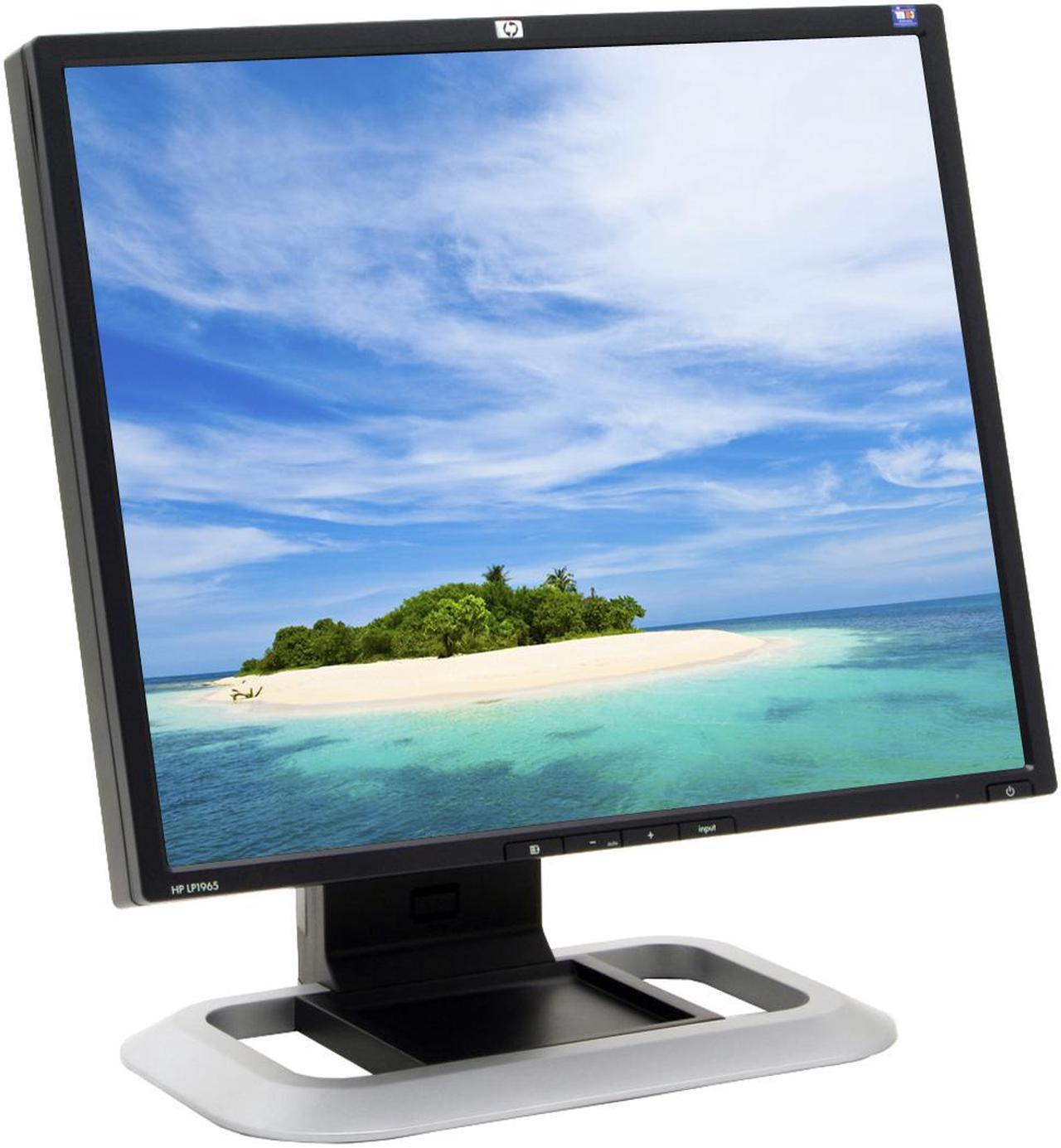 Alt view image 3 of 18 - HP 19" Active Matrix, TFT LCD SXGA LCD Monitor with USB2.0 ports & Height & Pivot Adjustments 6ms(GTG) DVI LP1965
