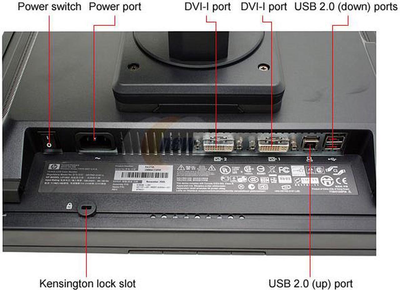 Alt view image 12 of 18 - HP 19" Active Matrix, TFT LCD SXGA LCD Monitor with USB2.0 ports & Height & Pivot Adjustments 6ms(GTG) DVI LP1965