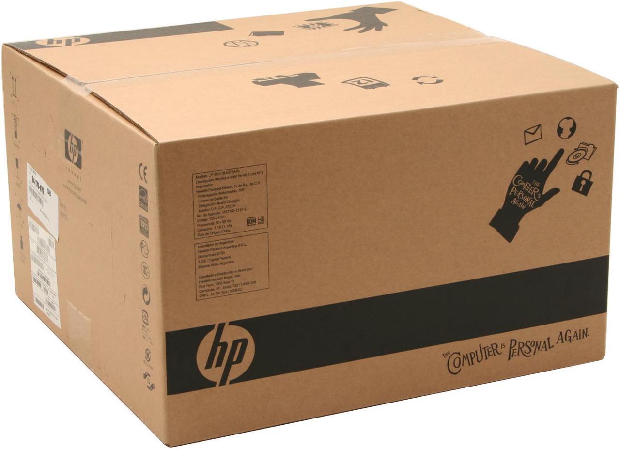 Alt view image 18 of 18 - HP 19" Active Matrix, TFT LCD SXGA LCD Monitor with USB2.0 ports & Height & Pivot Adjustments 6ms(GTG) DVI LP1965