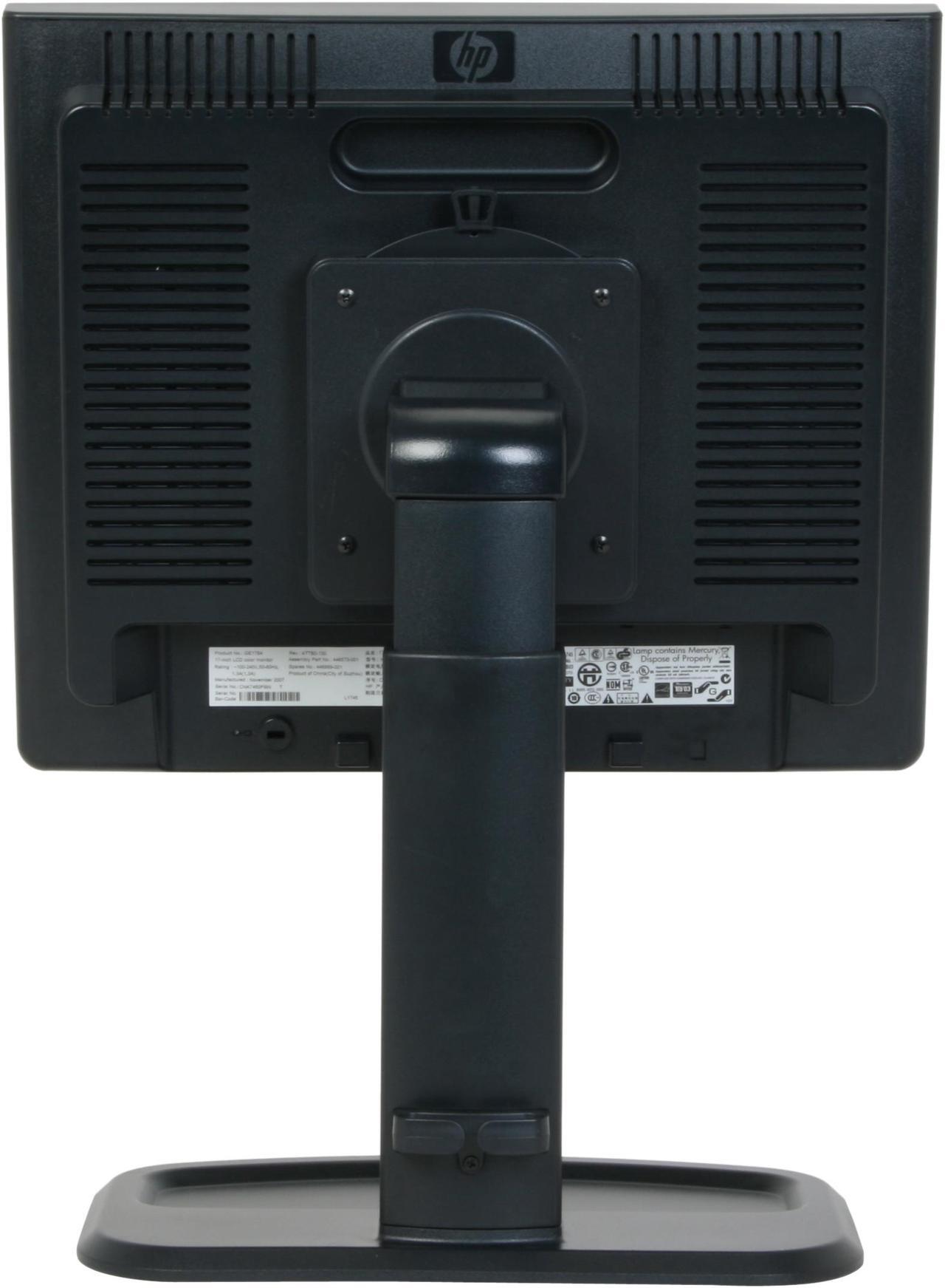 Alt view image 3 of 9 - HP 17" Active Matrix, TFT LCD SXGA LCD Monitor 5 ms D-Sub, DVI-D L1745