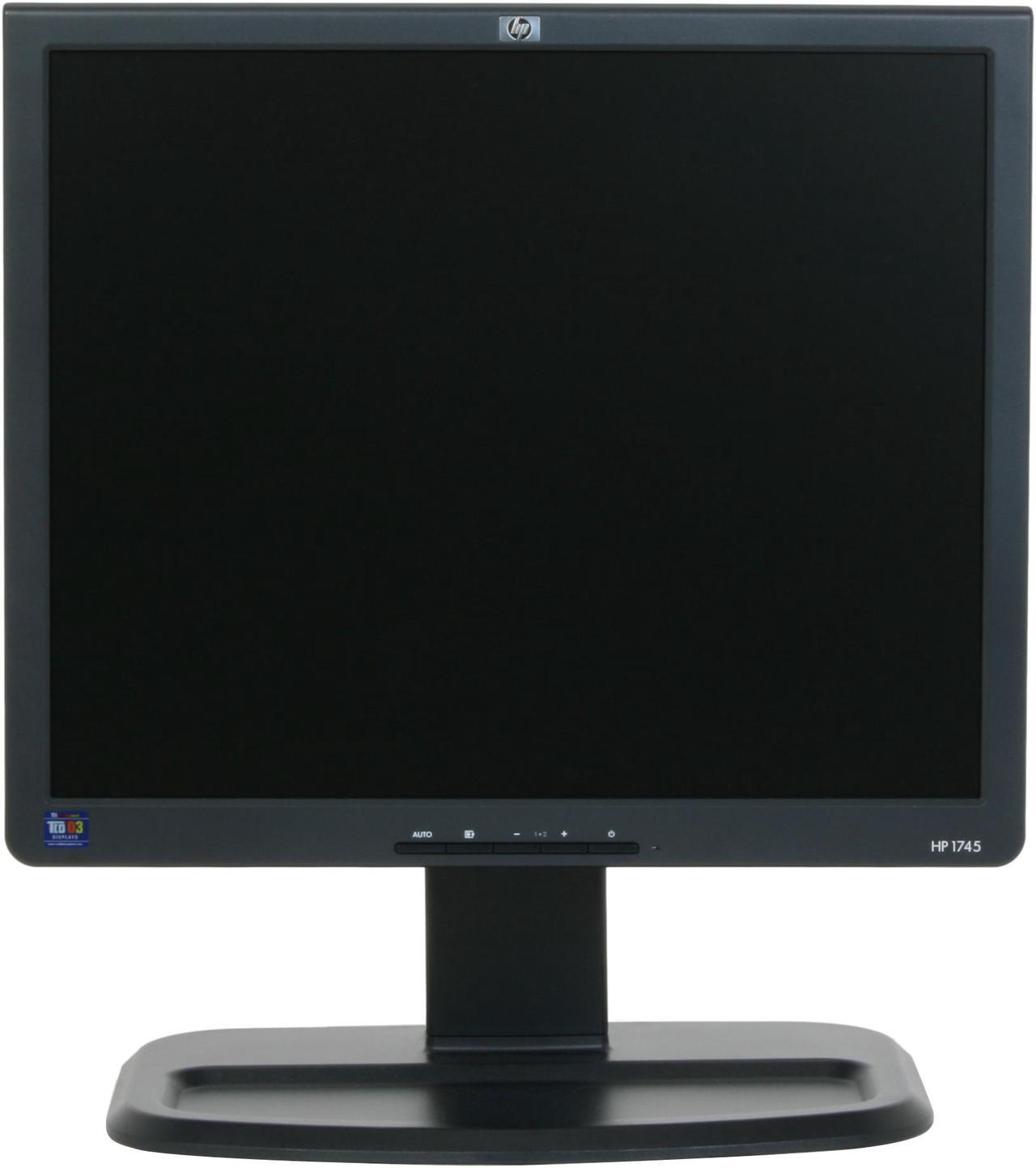 Alt view image 5 of 9 - HP 17" Active Matrix, TFT LCD SXGA LCD Monitor 5 ms D-Sub, DVI-D L1745