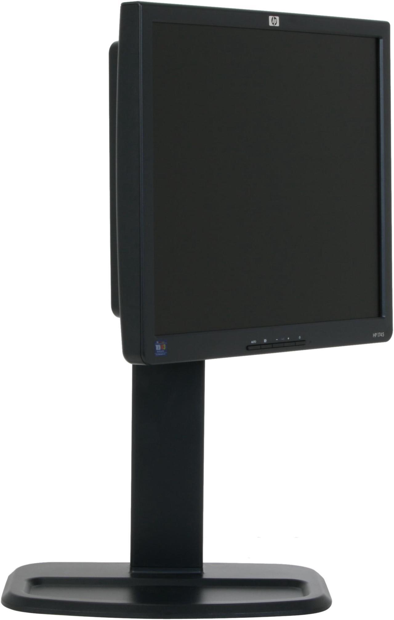 Alt view image 6 of 9 - HP 17" Active Matrix, TFT LCD SXGA LCD Monitor 5 ms D-Sub, DVI-D L1745