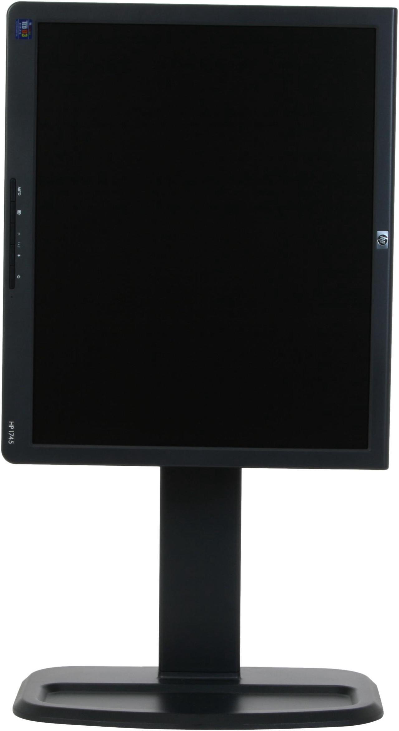 Alt view image 7 of 9 - HP 17" Active Matrix, TFT LCD SXGA LCD Monitor 5 ms D-Sub, DVI-D L1745