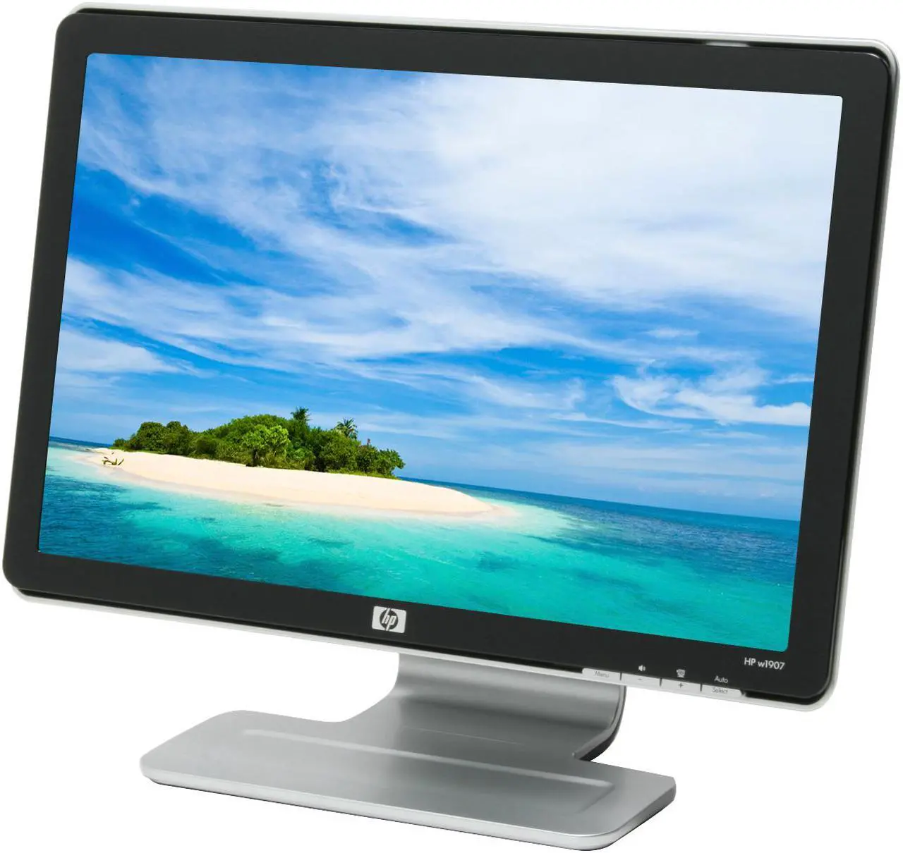 Main image of HP w1907 Black-Silver 19" 5ms Widescreen LCD Monitor 300 cd/m2 1000:1 Built in Speakers w/ HDCP Support
