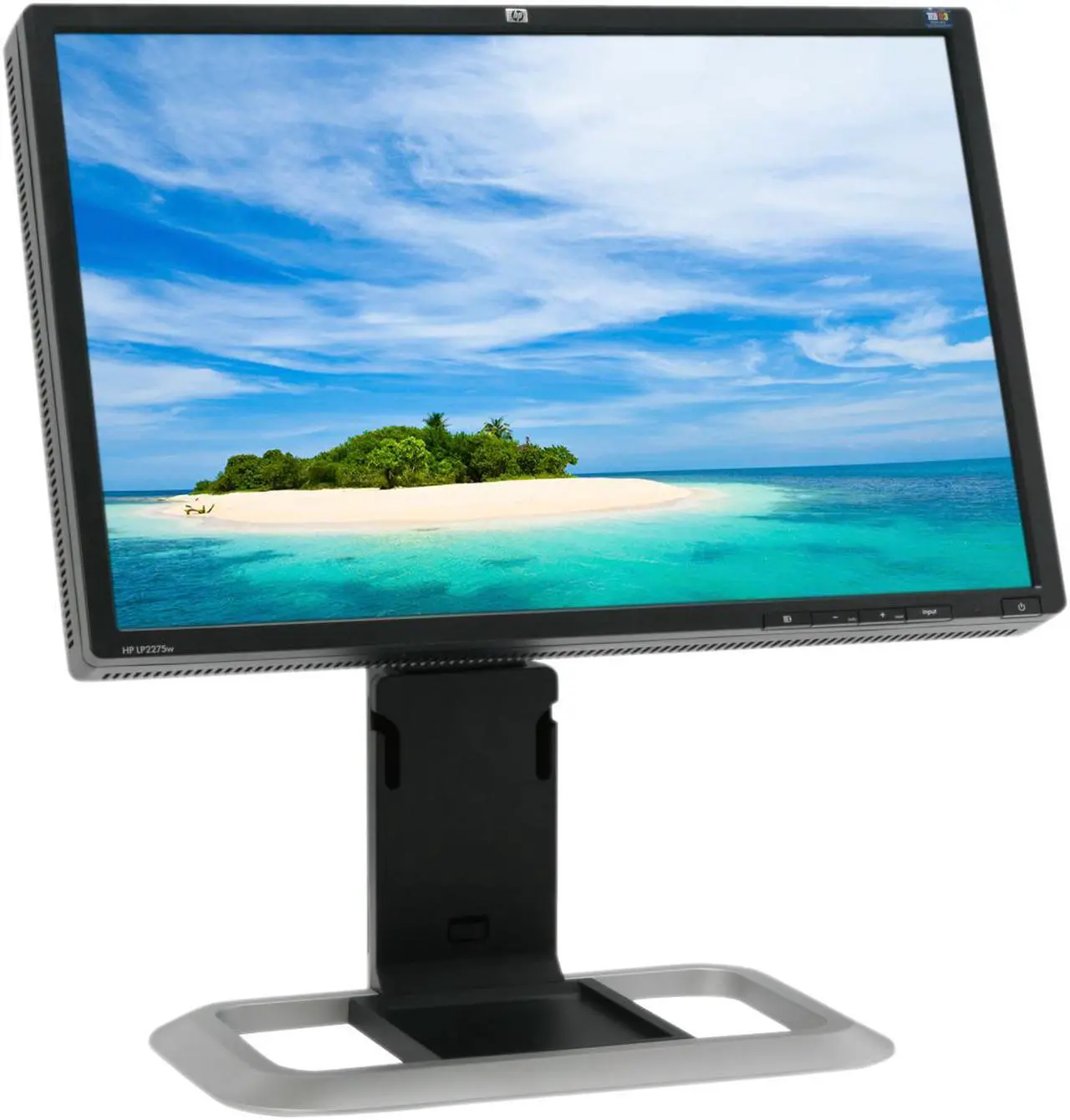 Alt view image 3 of 16 - HP LP2275w Black 22" 6ms(GTG) Widescreen LCD Monitor with DisplayPort input 300 cd/m2 1000:1 w/ Height, Swivel & Pivot Adjustments