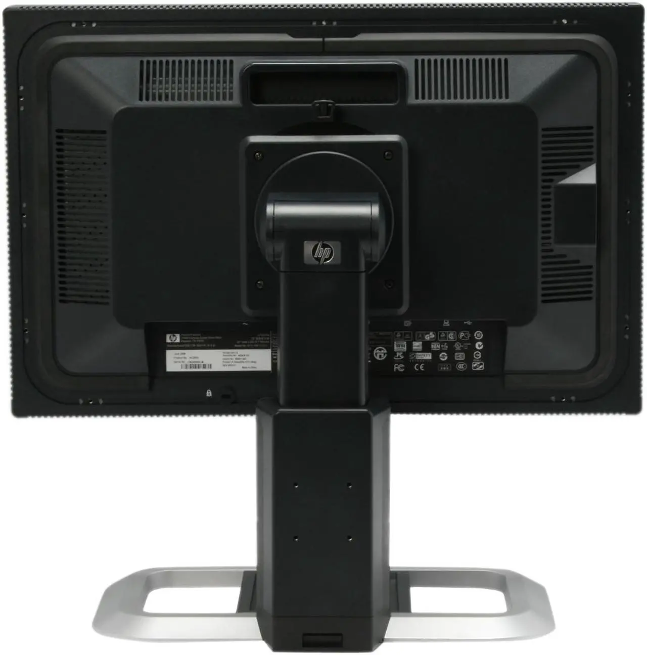 Alt view image 7 of 16 - HP LP2275w Black 22" 6ms(GTG) Widescreen LCD Monitor with DisplayPort input 300 cd/m2 1000:1 w/ Height, Swivel & Pivot Adjustments