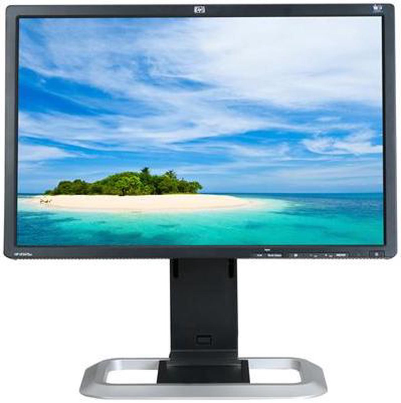 Alt view image 2 of 10 - HP LP2475w Black 24" 6 ms Height,Swivel,Pivot & Tilt Adjustable Widescreen LCD Monitor 400 cd/m2 1000:1