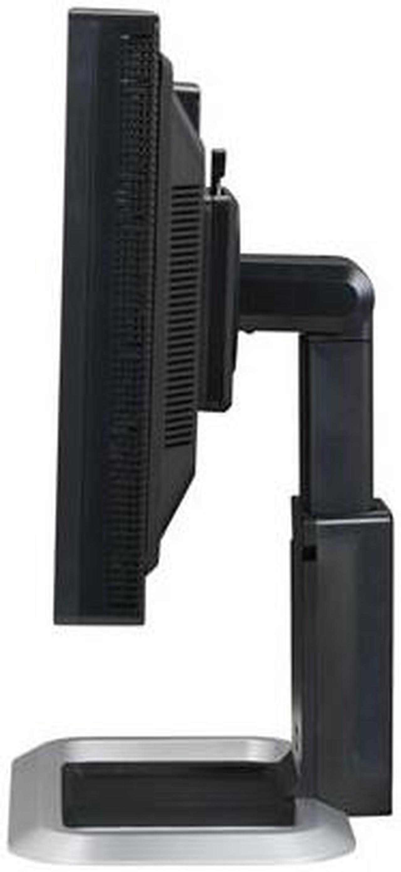 Alt view image 6 of 10 - HP LP2475w Black 24" 6 ms Height,Swivel,Pivot & Tilt Adjustable Widescreen LCD Monitor 400 cd/m2 1000:1